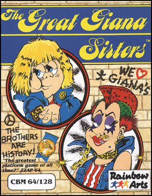 C64 Giana Sisters cover